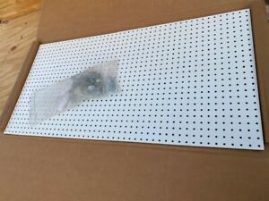 2 sets of Tempered Wood Pegboard Tpb-36Wh-Kit Pegboard Kit,White,48 In. H,24 In.