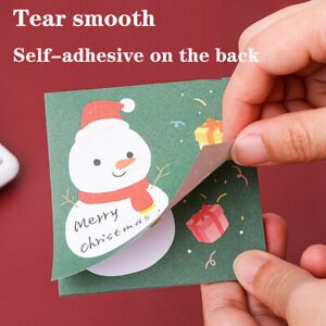 Planner Stickers Stocking Memo Christmas Sticky Notes Memo Pad Message Notepad