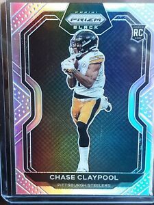 2020 Panini Chronicles CHASE CLAYPOOL  Panini Prizm Black Silver RC #PB-13