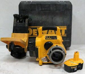 Dewalt DW077 18V Self Leveling Rotary Laser Type 1 Working Condition w/Case