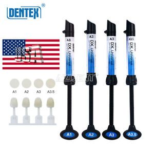 DENTEX Syringe Universal Dental Curing Light Composite Resin A1+A2+A3+A3.5