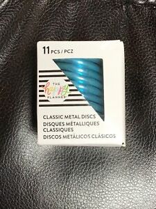 The Happy Planner Classic Metal  Discs 11/Pkg- Turquoise Heart New