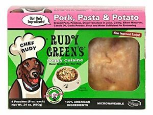 Rudy Green’S Doggy Cuisine Home Cooking For Dogs PorkPasta And Potato Frozen ...