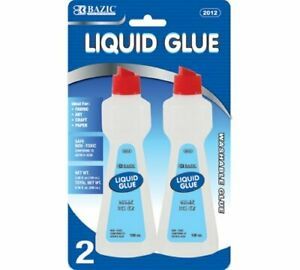 BAZIC 3.38 Oz. 100 mL Stationery Clear Glue 2/Pack Case of 72