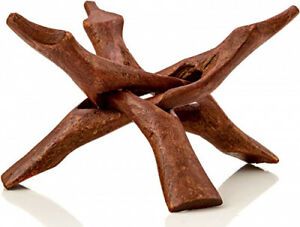 (15cm , Stained (Reddish Brown)) - 15cm Wooden Tripod Stand, Perfect for