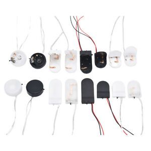 5PCS CR2032 Button Coin Cell Battery Socket Holder Case Cover With ON-OFF Swi CW