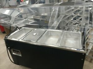 Hot Food Table USED Vollrath 38710 4 well s/n C052-00527031-001