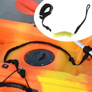 Kayak Accessory Raft Traction Surfboard Leg Rope Foot Paddle Leash Coiled Ankle