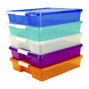 STOREX 63202U05C CLASSROOM PROJECT BOX SET OF 5