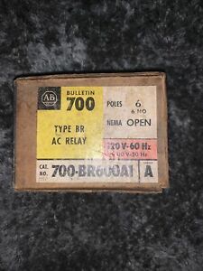 ALLEN BRADLEY 700-BR600A1 TYPE BR AC RELAY NEW IN BOX