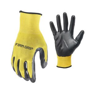Large Nitrile Coated Work Gloves (10 Pair)