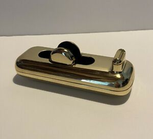 Vintage Eldon Office Products Tape Dispenser 1985 Gold Metallic Rare Color HTF
