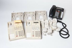 1 Nortel Networks T7208 telephone - 2 AT&amp;T Lucent Avaya MLS-12D OFFICE PHONES