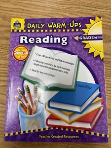 Teacher Created Resources 3492 Daily Warm-Ups: Reading, Grade 6, Paperback, 176