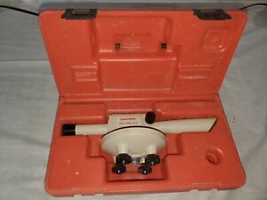 David White LP6-20 Level Sight w/ Wood Tripod and Original Carry Case