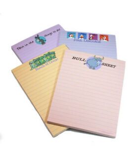 Funny Adult Notepad Assortment –Small Gift, Office Gift , Novelty Nopteads - 603