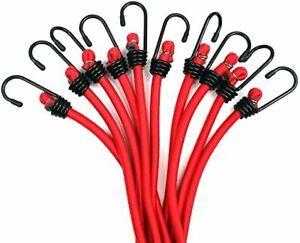 9mm bungee cords with 3.6mm steel hooks 18inx10piece 9mmx45cm Industrial Bungee