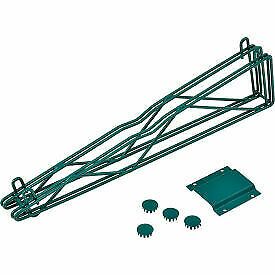 Nexel Poly-Green Double Arm Fixed Wall Bracket, 24&#034; DAB24G  - 1 Each