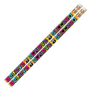 MUSGRAVE PENCIL COMPANY BELIEVE ACHIEVE SUCCEED 12PK