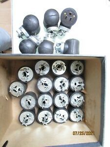 22  Vintage RODALE Connector Bodies Rubber Cord Grip  15A 125V