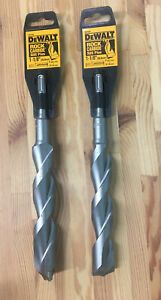 2-DeWalt DW5468  1-1/8&#034; x 8&#034; x 10&#034; Rock Carbide SDS Plus Hammer Bit New
