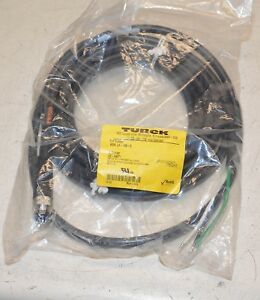 Turck BSM- 34-198-5 3 Pin Power Entry Cable Female  NEW