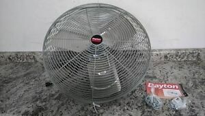 Dayton 1ZCN8 1/4 HP 1100 RPM 115V 24 In Blade Corrosion-Resistant Industrial Fan