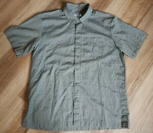LA Police Gear CCW Shirt Button Up Green Casual Concealed Carry Men&#039;s Size Large