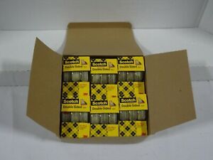 *NEW* 6 PK Scotch Permanent Double-Sided Tape, 1/2&#034; x 250&#034; Photo-Safe No-Mess