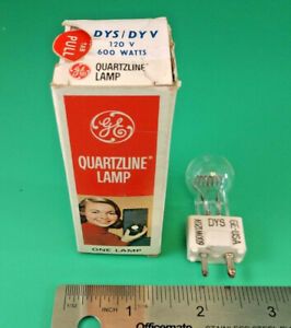 GE DYS/DYV QUARTZLINE PROJECTOR LAMP 600W 120V  BHC