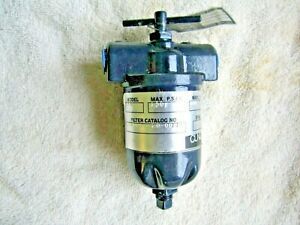 VINTAGE NOS CUNO AUTO-KLEAN FILTER Model DDS, Max. 250 PSIG, Max. 200°F