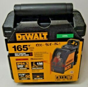 Dewalt DW088K Red Cross Line Laser Self Leveling 165&#039; Horizontal &amp; Vertical