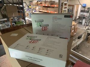 exit sign. Acrylic Modern Sophisticated. Usually Retail At 50$ A Piece.