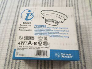 System Sensor i3 Series 4WTA-B Photoelectric Smoke Detector