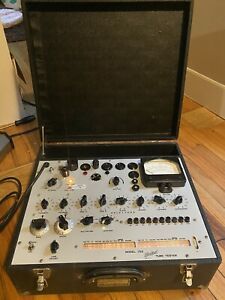 Hickok 752 tube tester EXC conditon FAA preamp tube tester rare plus extras