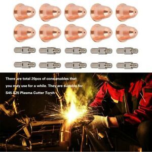 Electrode nozzles Accessory Welding tool 20pcs/set Plasma cutter Practical