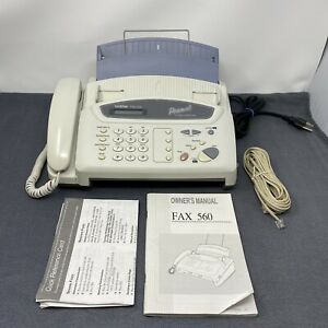 Brother Fax-560 Fax Machine Good Used Condition-Turns On, Line Has Dial Tone