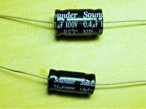 Sounder speaker crossover 100volt nonpolar electrolytic capacitors 322 pieces