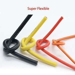 5Meters Strand Silicone UL Various Colour Super Soft RC Cable 0.08mm 22AWG-30AWG