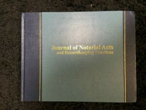 Journal of Notarial Acts and Recordkeeping Practices NEW