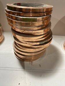 20ROLLS 3M 1/4” WIDE COPPER TAPE 1181 Lot D