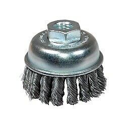 K Tool International KTI-79220 2-3/4&#034; Extra Coarse Knotted End Wire Cup Brush (E