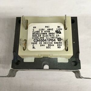 OEM Trane American Standard Low Voltage Transformer C340041P04 BE25214009