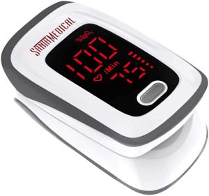 White LED Display Finger Pulse Oximeter Blood Oxygen Saturation Monitor Sensor