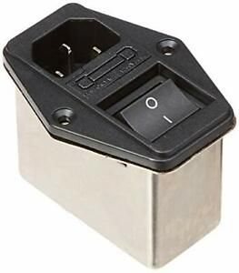 BLS CW2C-10A-T Solder Lug Terminals IEC 320 C14 Filter + Boat Switch + Fuse H...