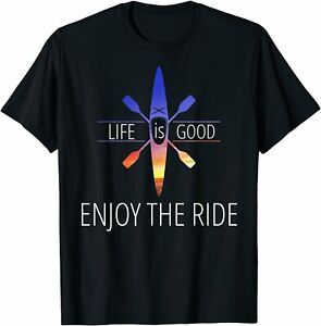 NEW LIMITED Life Quotes - Life Is Good Enjoy The Ride, Gift Idea T-Shirt S-3XL
