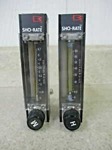 BROOKS INSTRUMENT FLOW RATE TUBE (LOT OF 3)  #8171040G USED