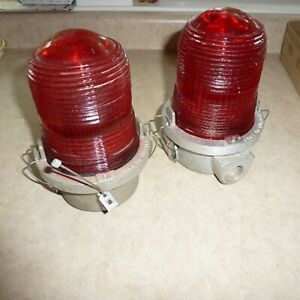 Set of 2, FTOA Flash Technology Obstruction Lights P/N 1112000
