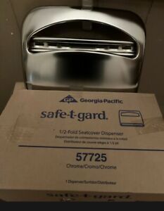 Georgia Pacific safe- t- gard 1/2 Fold Seat-cover Dispenser Model 57725 Case 12