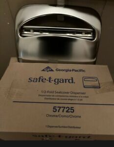 Georgia Pacific safe- t- gard 1/2 Fold Seat-cover Dispenser Model 57725 Case 12